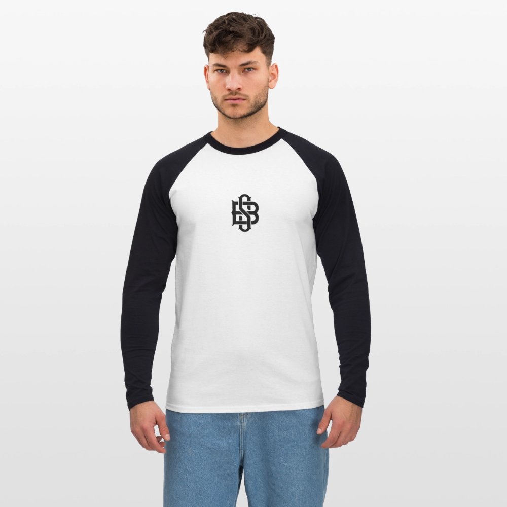 CREATIVE LONGSHIRT - Weiß/Schwarz